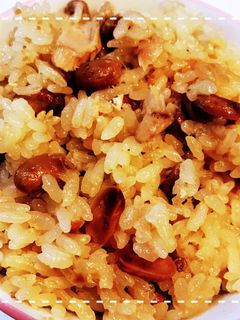 余った節分豆で!味噌と豆の炊き込みご飯-レシピのメイン写真