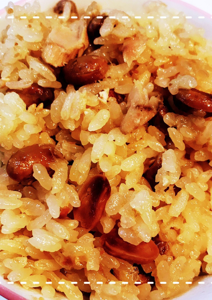余った節分豆で！味噌と豆の炊き込みご飯-レシピのメイン写真