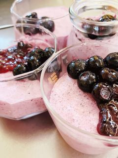 簡単ブルーベリームース-レシピのメイン写真