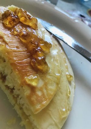 ふわわふわもちもちパンケーキ-レシピのメイン写真