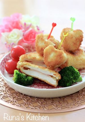 バレンタインにも♬はんぺんサンドフライ-レシピのメイン写真