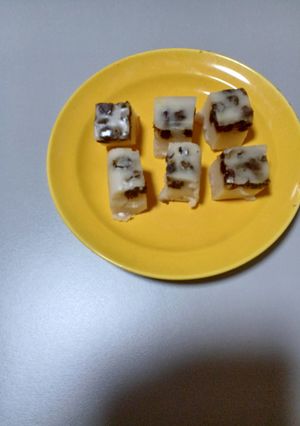 波里お米の粉 薄力粉　干しぶどう入ういろ-レシピのメイン写真