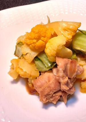 31*みかんチキン&カリフラワー・煮込み-レシピのメイン写真