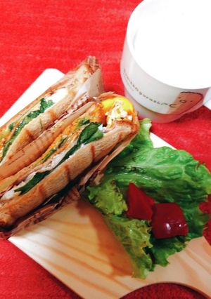 簡単ホットサンド-レシピのメイン写真