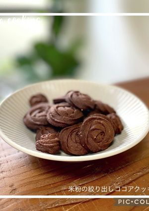 ココアが美味しい!米粉の絞り出しクッキー-レシピのメイン写真