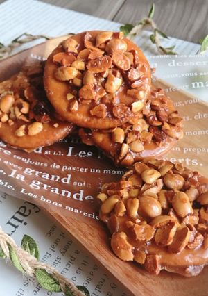 市販クッキーで簡単☆節分豆フロランタン-レシピのメイン写真