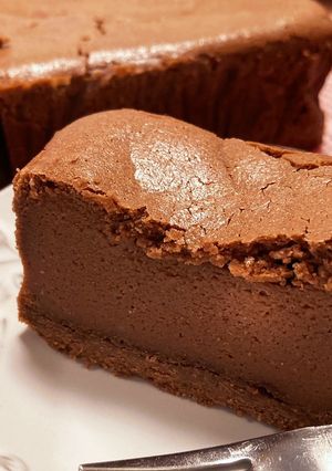 簡単！ヨーグルトでチョコチーズタルト♡-レシピのメイン写真