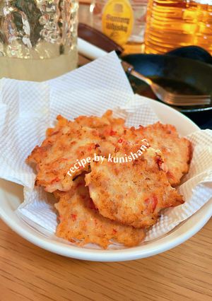 カニカマと鶏ミンチのミニハンバーグ♪-レシピのメイン写真