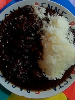 体育系男子へガッツリ黒カレーで愛を届ける-レシピのメイン写真