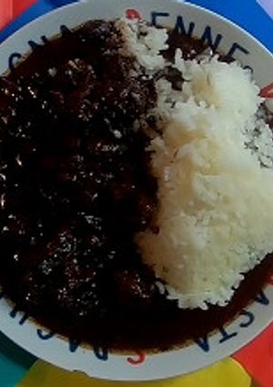 体育系男子へガッツリ黒カレーで愛を届ける-レシピのメイン写真