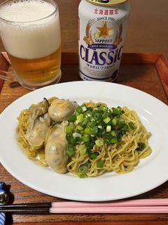 牡蠣の焼ラーメン-レシピのメイン写真