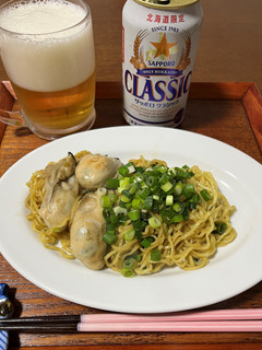牡蠣の焼ラーメン-レシピのメイン写真