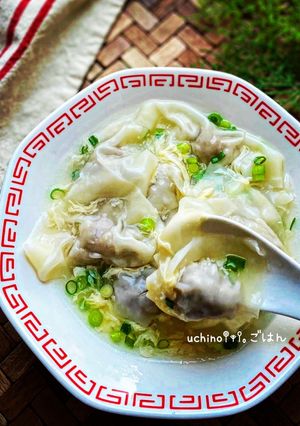 柚子胡椒入りワンタンが最高♪玉子スープ-レシピのメイン写真