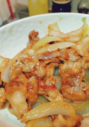 ☆簡単☆豚こま肉の味噌炒め-レシピのメイン写真