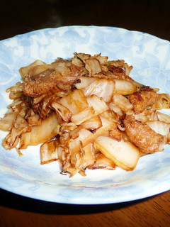白菜とあげの炒め物-レシピのメイン写真