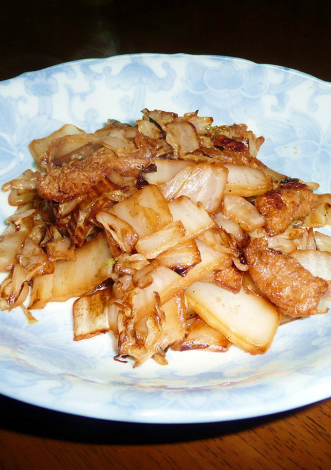白菜とあげの炒め物-レシピのメイン写真