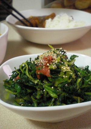 えぐい水菜も大丈夫な梅和え-レシピのメイン写真