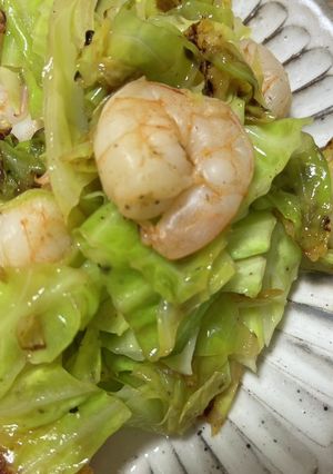 エビとキャベツのレモン炒め-レシピのメイン写真