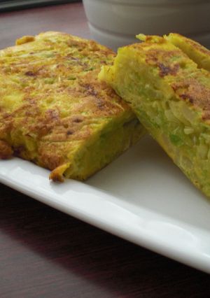 卵とキャベツの厚焼き風 お弁当にも☆-レシピのメイン写真