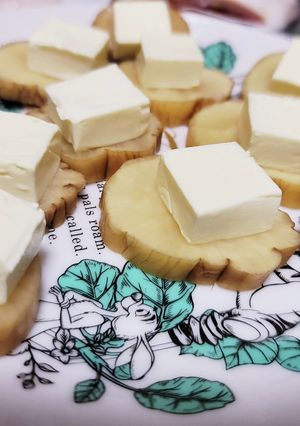 いぶりがっこチーズ-レシピのメイン写真