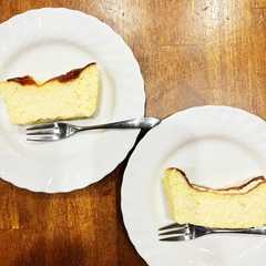 รูปของ サワークリームなし！バスクチーズケーキ