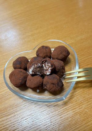 生チーズトリュフ♡バレンタイン-レシピのメイン写真