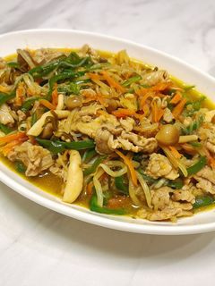 豚肉とやさいの塩昆布炒め-レシピのメイン写真
