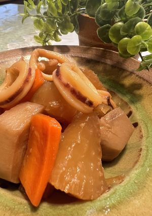 イカと野菜の煮物-レシピのメイン写真