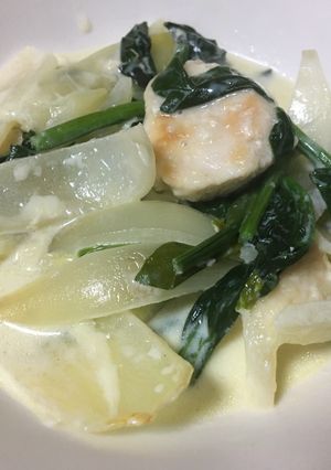 鶏むね肉のクリーム煮-レシピのメイン写真