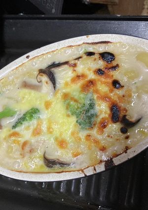 かんたん魚グリルで焼くグラタン-レシピのメイン写真