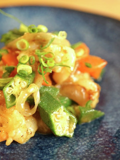 お米の粉をまぶした エビの中華炒め☆-レシピのメイン写真