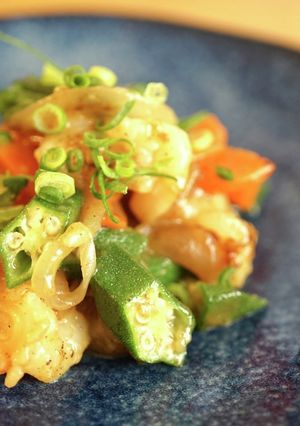 お米の粉をまぶした エビの中華炒め☆-レシピのメイン写真