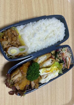 頑張れ息子弁当6-レシピのメイン写真