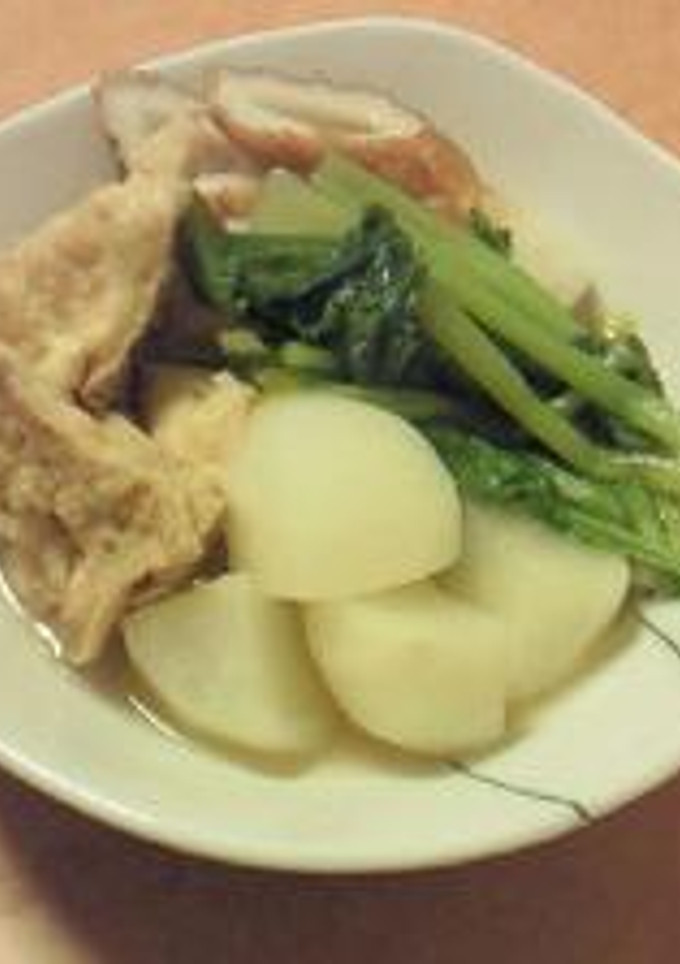 厚揚げとかぶの煮物-レシピのメイン写真