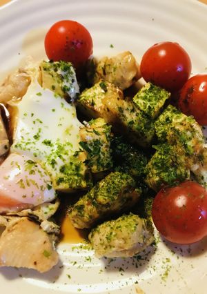 今治焼豚玉子飯のタレ活用●鶏肉&豆腐炒め-レシピのメイン写真
