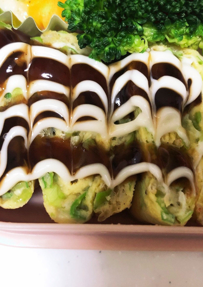 卵1個！お弁当の卵焼きに♪お好み焼き風-レシピのメイン写真