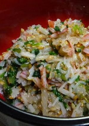 もやしと菊菜のゴマ酢和え-レシピのメイン写真