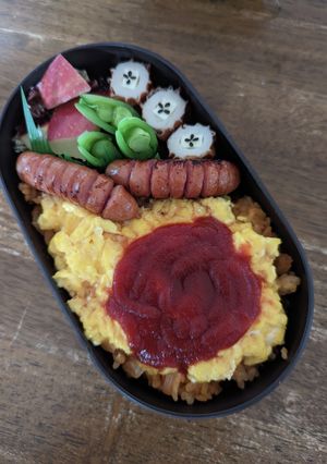 JK☆ふわふわオムライス弁当♪-レシピのメイン写真