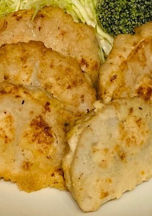 野菜たっぷり☆シャキシャキ蓮根はさみ揚焼-レシピのメイン写真
