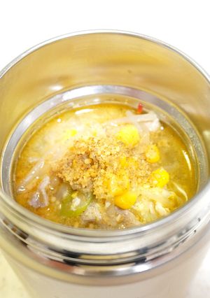 ピリ辛味噌ラーメン風スープ-レシピのメイン写真