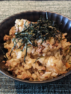 牛挽き肉ときのこの炊き込みご飯-レシピのメイン写真