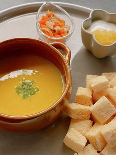 コンソメ不使用!離乳食かぼちゃポタージュ-レシピのメイン写真