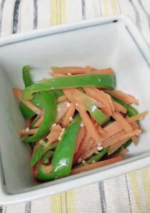 にんじんとピーマンのきんぴら-レシピのメイン写真