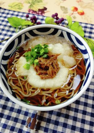 おろし大根ととろろのかけ蕎麦-レシピのメイン写真