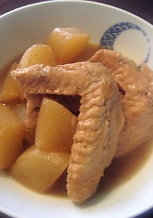 ♪手羽先と大根の煮物♪-レシピのメイン写真
