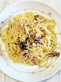 ツナと塩昆布のパスタ-レシピのメイン写真