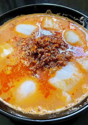 袋麺で坦々麺風(*´﹀`*)-レシピのメイン写真