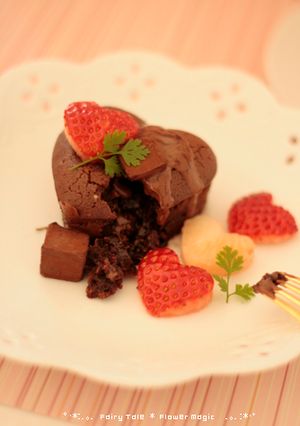 Valentine*フォンダンショコラ-レシピのメイン写真