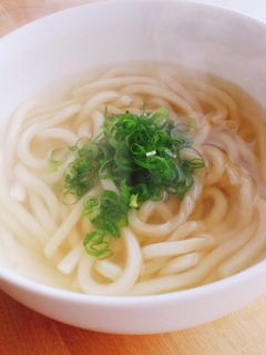 5分★ネギたっぷり京うどん★のど風邪予防-レシピのメイン写真