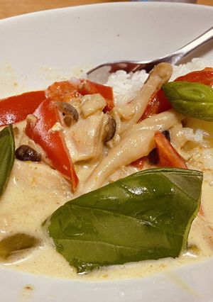無水鍋でグリーンカレー-レシピのメイン写真